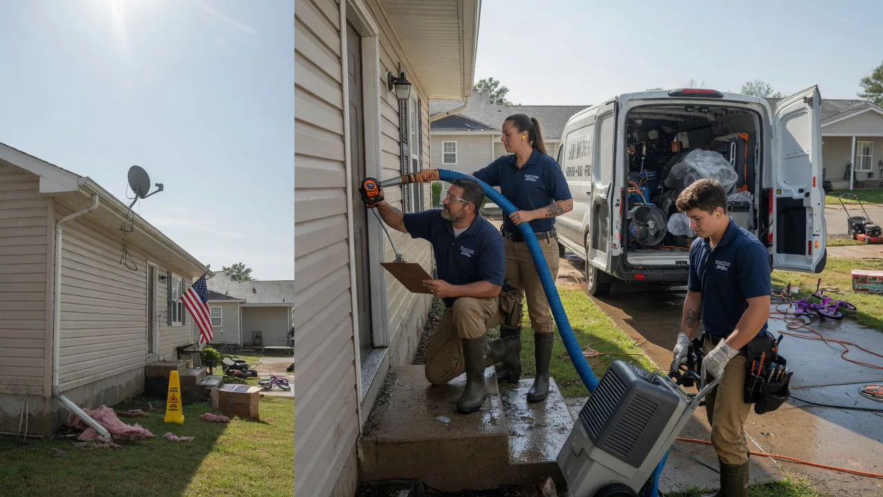 Ceiling Water Damage Restoration in West Union, OH near me